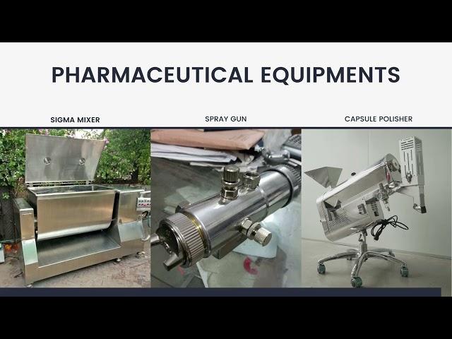 Pharmaceutical Equipments List|House of Machines