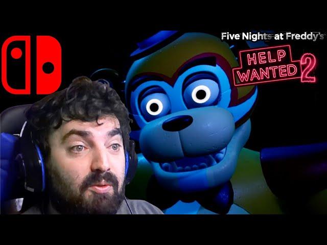 FIRST TIME PLAYING THIS! | PLAYING FNAF HELP WANTED 2 ON THE SWITCH PART 1