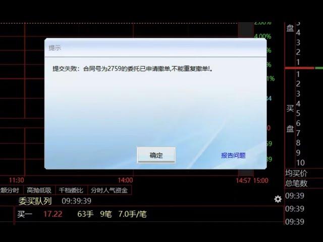 上交所：当股票可以赚钱的时候，你连买单都无法成交！