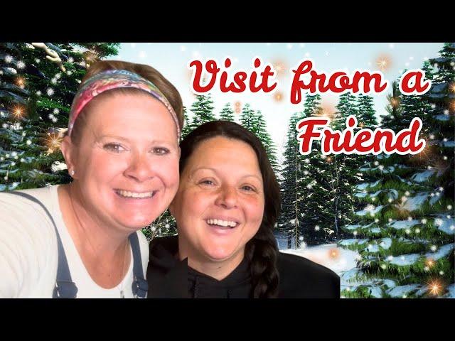 A Special YouTube Visit on Our Alaskan Homestead! Celebrating #vlogmas2024 with a special tree!