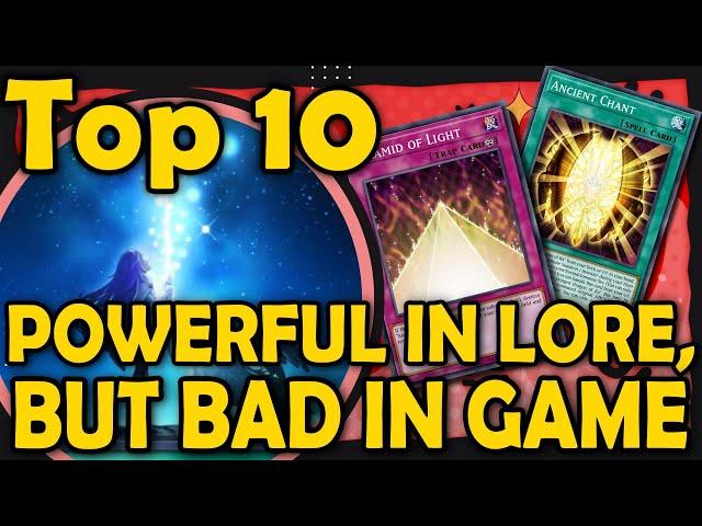 Top 10 Cards Powerful in Lore but Bad in Game