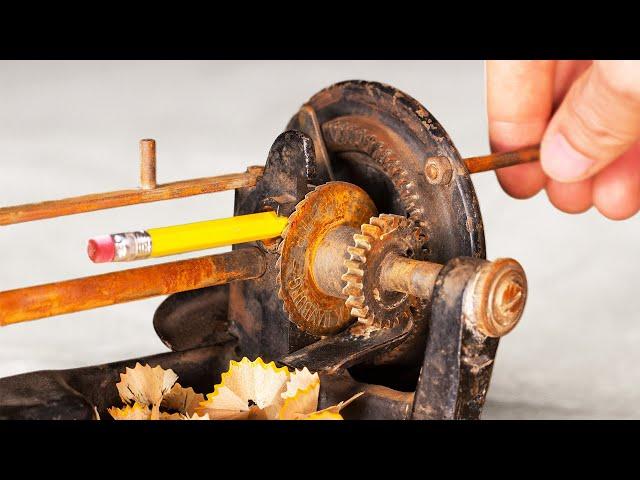 1890s Gear Pencil Sharpener - Restoration