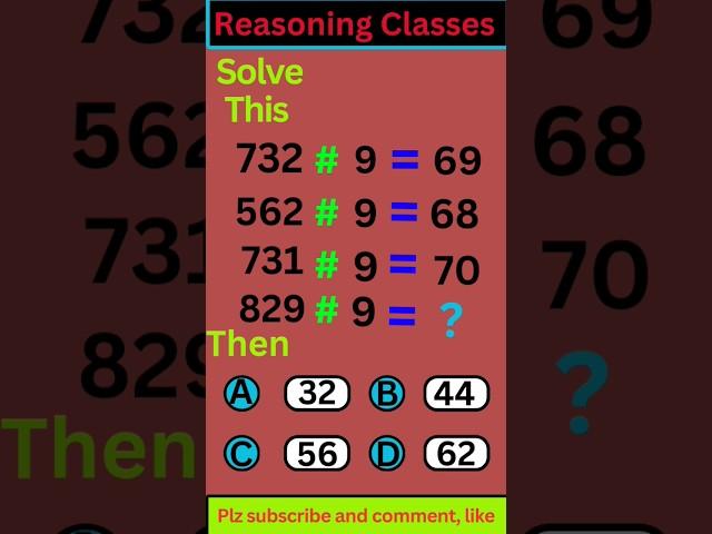 Reasoning questions | reasoning classes  | #ssc #shorts  #shortfeed  #adda247 | soch vichar