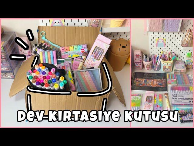 UYGUN FİYATLI DEV KIRTASİYE KUTUSU kore tarzı ürünler 