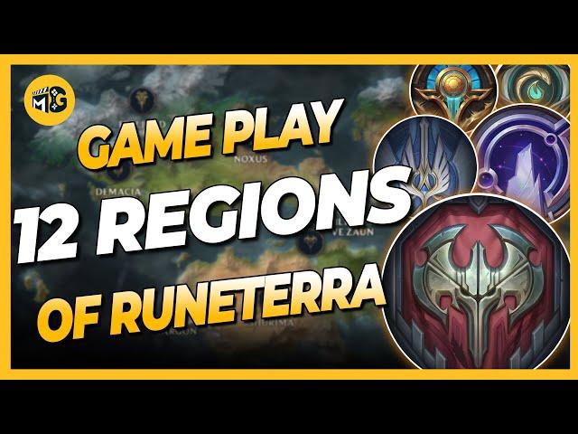 GAME PLAY THE 12 REGIONS OF RUNETERRA | League Of Legend