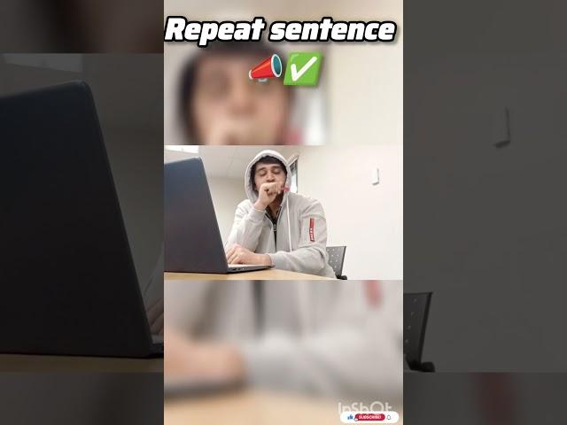  Today's Repeat Sentence Master Practice - PTE Speaking #pte #ptespeaking #pteexam