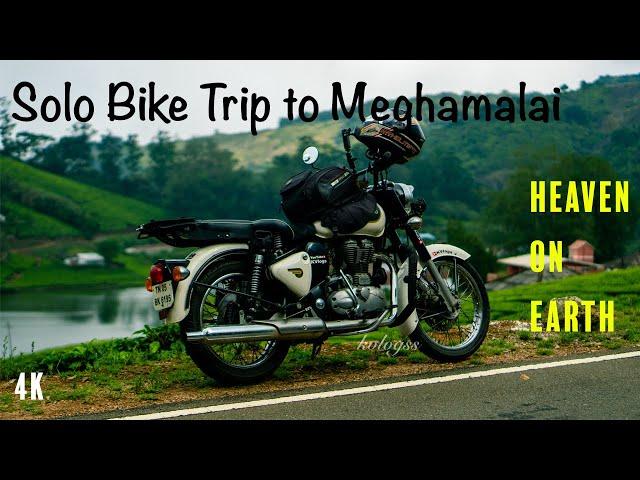 Solo Bike Trip to Meghamalai | Bangalore to Meghamalai | Royal Enfield Classic | Kvlogs | 4K | Theni