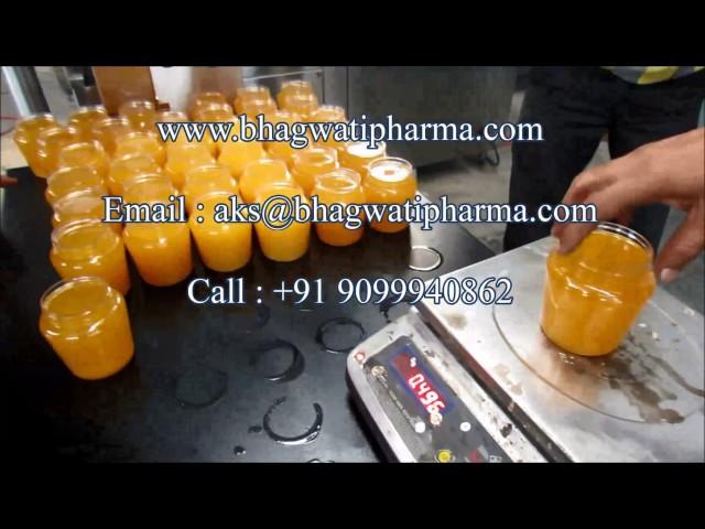 Fully Automatic Ghee Jar Filling Machine , PET Bottle and HDPE Ghee Jar Tin filling machine