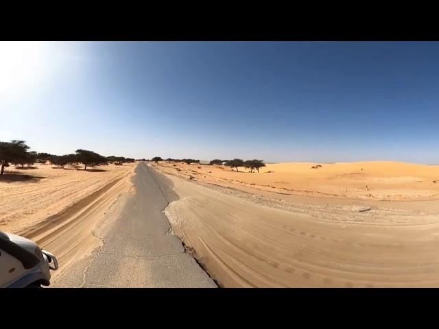 African Journey Day 6.1  Mauritania  Nouakchott to Kferde 360º VR