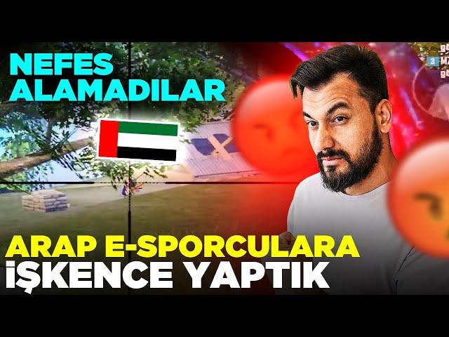 ARAP E-SPORCULARA İŞKENCE YAPTIK  NEFES ALDIRMADIK / PUBG MOBILE