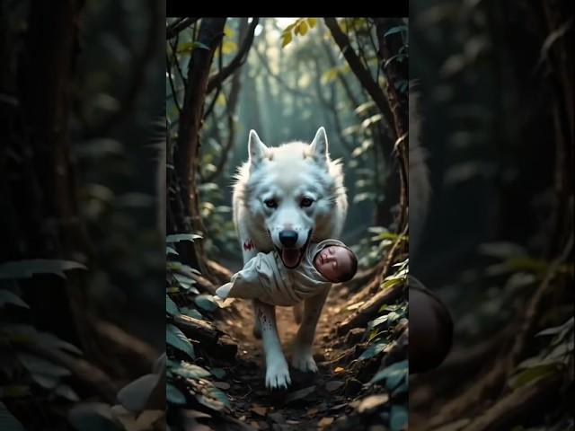 "Wild Dog vs White Hero — Baby’s Life on the Line! " #viralvideo #grow #viraltrandingshorts