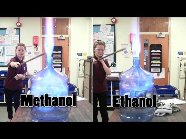 Whoosh Bottle - Methanol Vs Ethanol