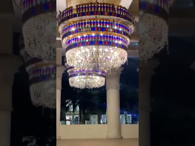 Wafi City Mall Dubai- EGYPTIAN Themed Crystal Glass -#wafi #dubai #architecture #egyptian #crystals