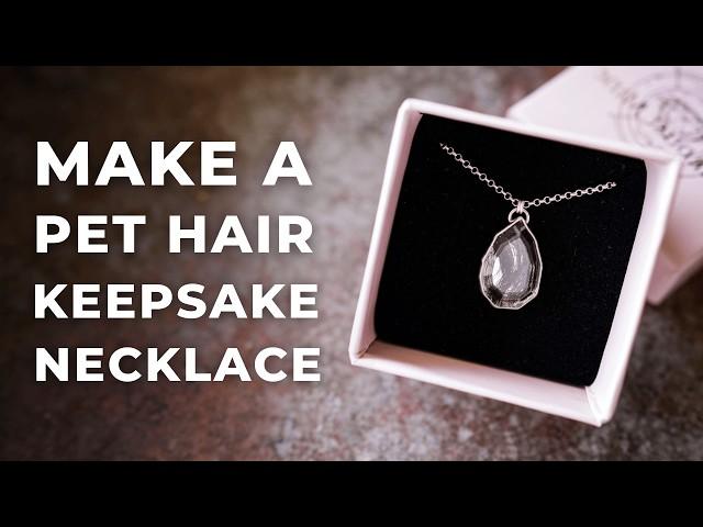 How to Make a Puppy Hair KEEPSAKE Necklace. Silversmithing Tutorial