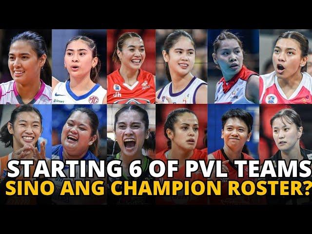 PVL TEAMS BEST FIRST 6 for PVL Reinforced Conference 2024! PGA CHAMPION ROSTER, CCS & CMFT SOLID DIN