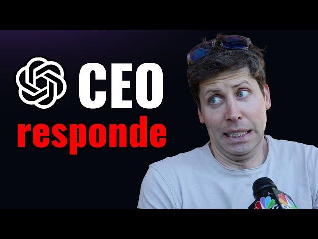 Sam Altman Responde en TV la razón de su despido en OpenAI