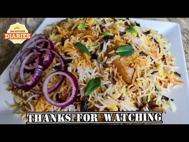 Hyderabadi Chicken Dum Biryani | Chicken Biryani Recipe | Simple Chicken Dum Biryani Recipe