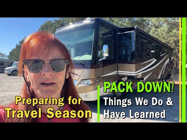 RV Pack Up & Travel Day | Tips & Tricks on what we do every time to get the Motorhome Ready! | EP308