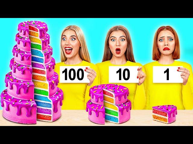 100 Layers of Food Challenge | Crazy Ideas To Cook by Multi DO Challenge