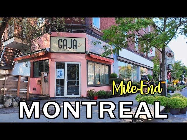 Walk in Mile-End, Montreal Quebec - Summer 2024