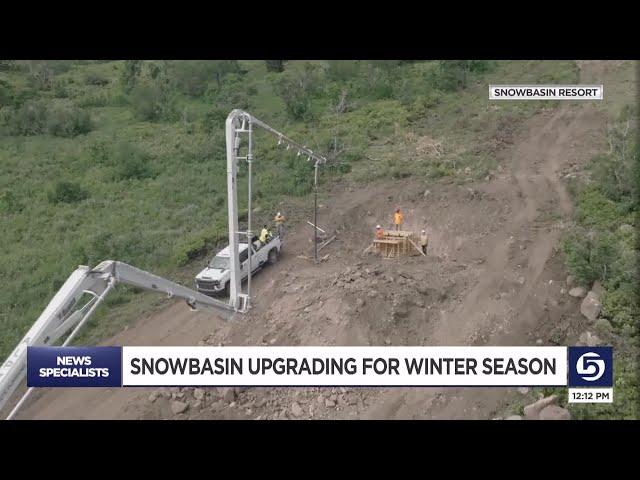 Snowbasin Resort is upgrading parking, ski lifts, and accessibility