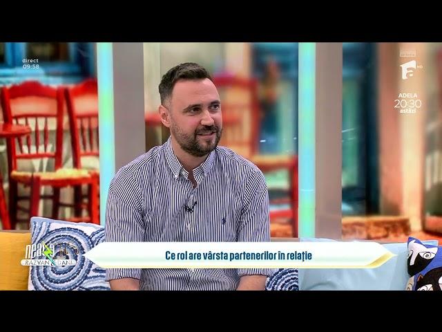 5 minute de terapiecu Adrian Bulgaru | Ce rol are vârsta partenerilor în relație