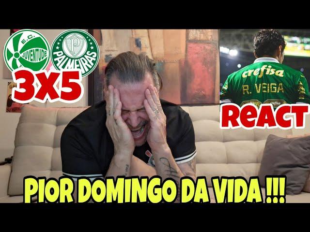 CORINTIANO REAGINDO (REACT) JUVENTUDE 3X5 PALMEIRAS | F@DEUU !!!