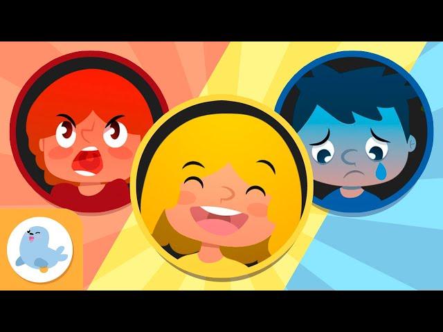 BASIC EMOTIONS for Kids  HAPPINESS  ANGER  FEAR  SADNESS  Compilation