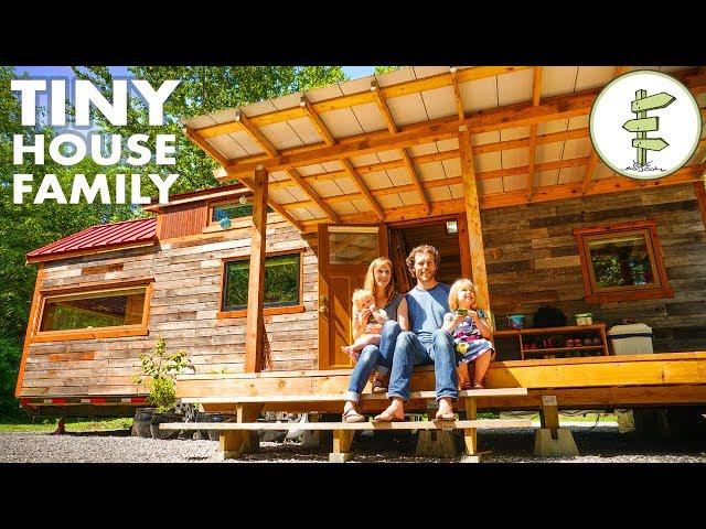 How This Frugal Family of 4 Paid Off $96K in Debt & Built a Custom Tiny House