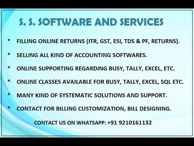 How Can Create Invoice In Busy Accounting Software 9210161132