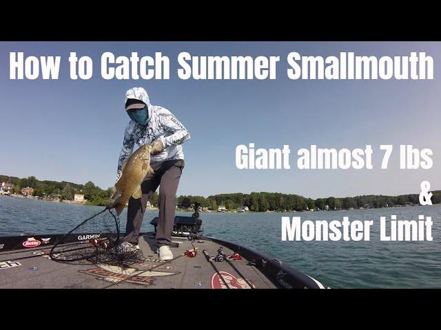 Northern Michigan Giants: smallmouth bass jighead minnow fishing