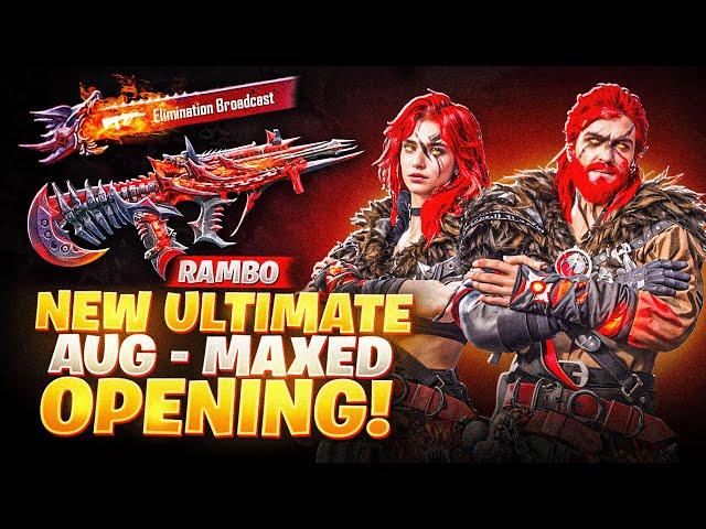 PUBG Mobile Wrath Of Vengeance Lucky Spin Opening + Maxing The New AUG 28,000 UC  || Rambo