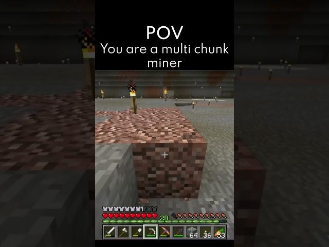 Lore of a multi chunk miner part 176 #minecraft #lore