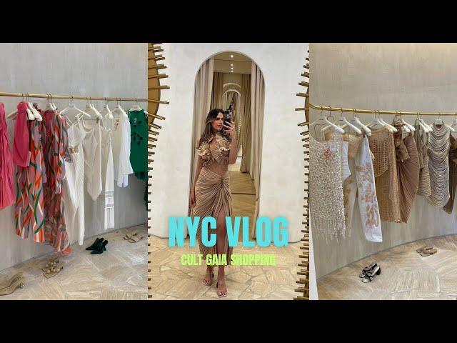 Come Shopping with me at Cult Gaia in NYC | Summer vacation dresses 