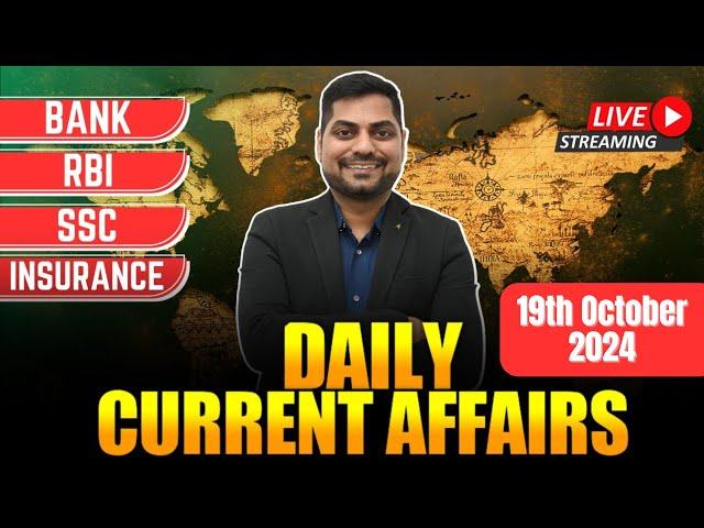 19th October 2024 Current Affairs Today | Daily Current Affairs| News Analysis by Kapil Kathpal