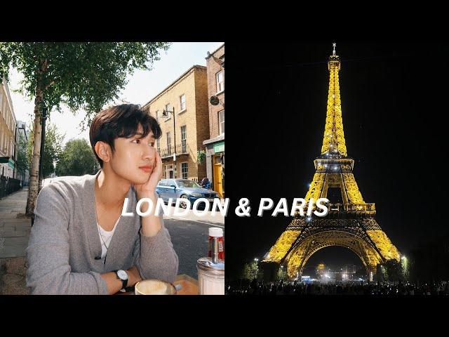 London & Paris vlog | cafes, museums, shopping, tourist attractions