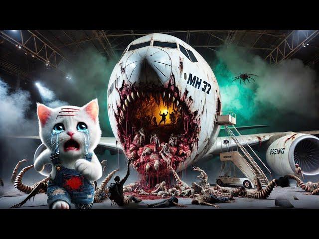 Horror, Kitten  Traveling and Plane ️ Monster . | Sad Ai Cat Story   #catvideos #sadaicatstory