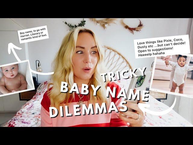 Baby Name Consultancy - YOUR TRICKY BABY NAME DILEMMAS!!  SJ STRUM