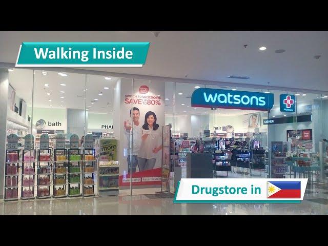 How a WATSONS Drugstore in the Philippines is - Walkthrough Video