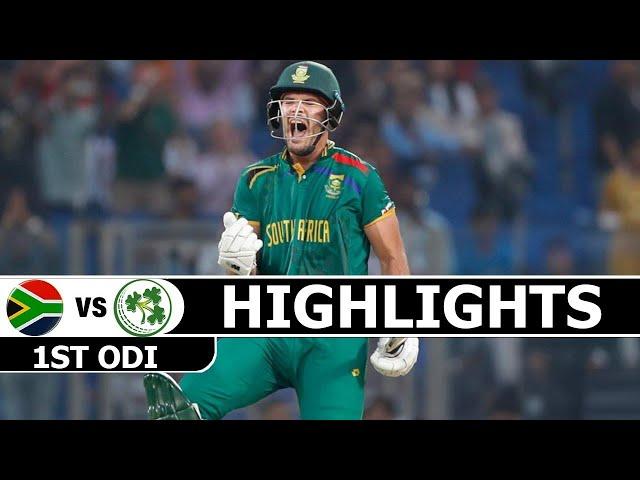 South Africa vs Ireland 1st ODI 2024 Highlights