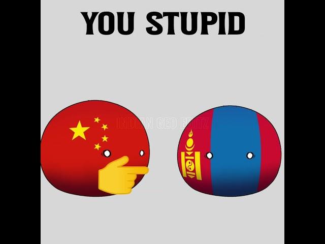 The wall of china #countryballs #largestcountries #history #comedy #animation #edit #shortvideo