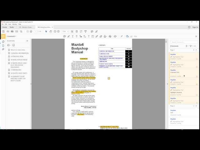 Removing Comments/Highlights From PDF Using Adobe Reader