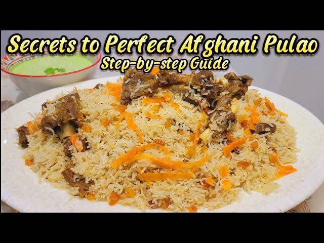 Afghani Pulao Recipe|Kabuli Pulao Recipe|Qabili Palaw|Afghani Kabuli Pulao|Mutton Afghani Pulao Reci