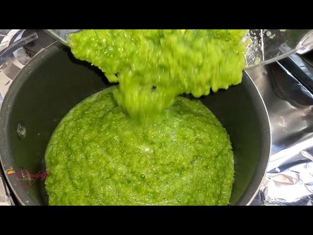 How to make AUTHENTIC GHANA GREEN PEPPER SAUCE/GREEN CHILLI SAUCE