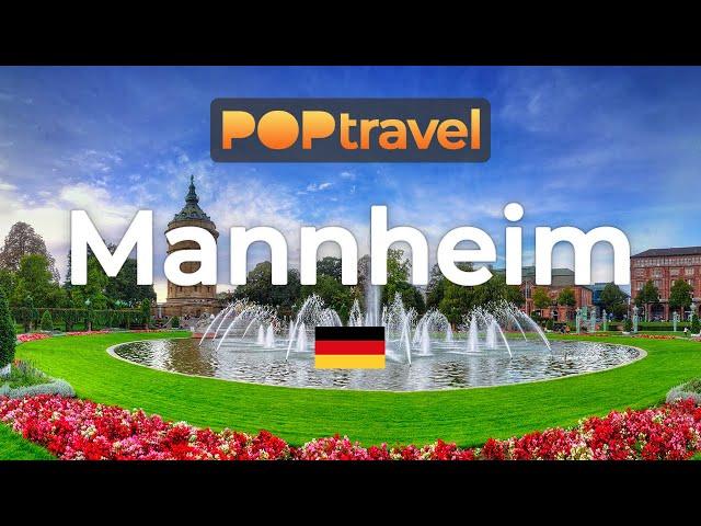 Walking in MANNHEIM / Germany - 4K 60fps (UHD)