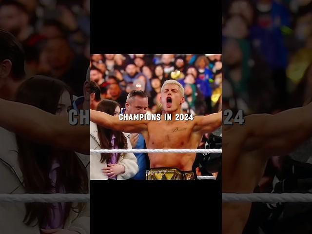 WWE Champions in 2024 vs 2014 "Now vs Then"  Edit