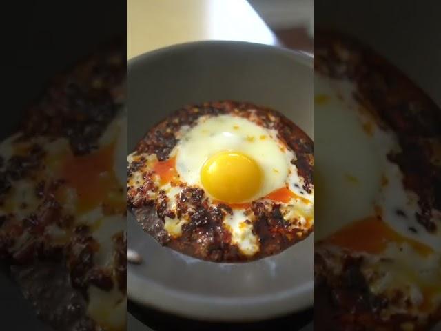 Chili Oil Breakfast HACK (Super Easy) #shorts