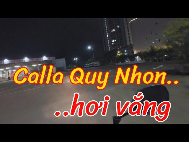 Calla Quy Nhon. Nguyen Thai Hoc Street at night in the heart of Quy Nhon