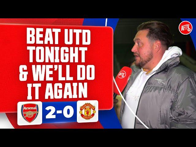 We Beat Utd Tonight & We’ll Do It Again In The FA Cup! (Marty) | Arsenal 2-0 Manchester United