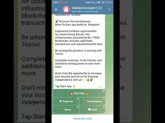 Tronix mining Telegram Autobot not working in telegram | Tronix app not working |